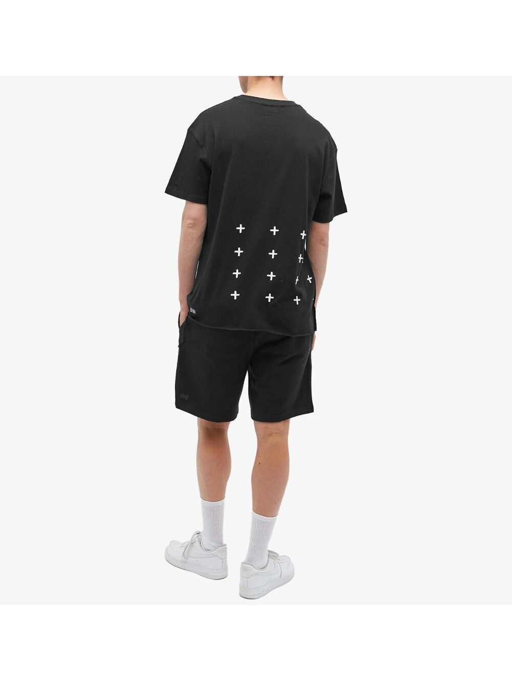 Ksubi 4 x 4 Biggie T-Shirt Jet Black Raw Hem Men’s Large